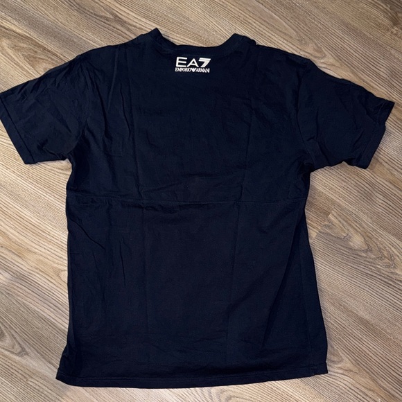 Emporio Armani Navy Blue Logo T-Shirt - Picture 3 of 3